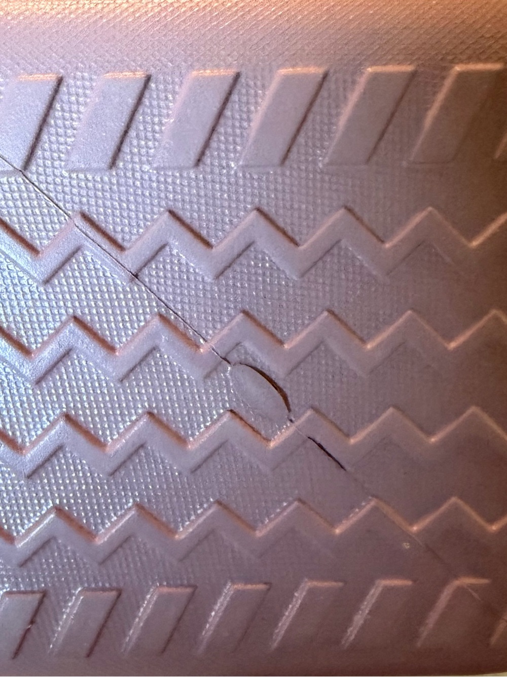 BOGG BAG Dusty Blush Pink Perforated Mini Tote - Picture 3 of 5